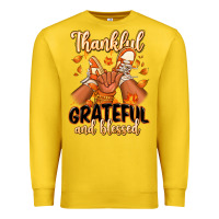 Lemon Thankful grateful and Blessed black baby girl Premium Sweatshirt - RanaPortraitStore