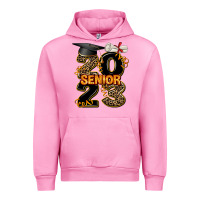 Fuchsia Pink gold senıor 2023 Urban Hoodie - AdoDesignShop