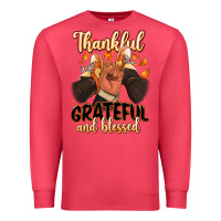 Cardinal Thankful grateful and Blessed black man sneakers Premium Sweatshirt - RanaPortraitStore