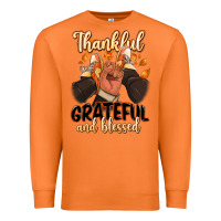Thankful Grateful And Blessed Black Man Sneakers Premium Sweatshirt | Teevron