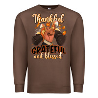Chestnut Thankful grateful and Blessed black man sneakers Premium Sweatshirt - RanaPortraitStore