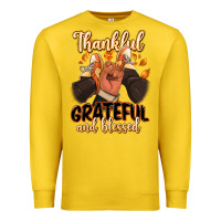 Lemon Thankful grateful and Blessed black man sneakers Premium Sweatshirt - RanaPortraitStore