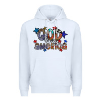 White god bless america Premium Hoodie - CowhideDigitalArt
