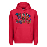 Cardinal god bless america Premium Hoodie - CowhideDigitalArt