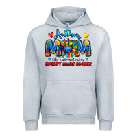 Heather Grey autism mom like a normal mom except much cooler Urban Hoodie - JahusDesignShop