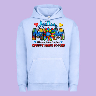 Autism Mom Like A Normal Mom Except Much Cooler Urban Hoodie Designed By Jahusdesignshop