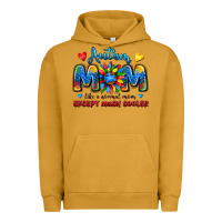 Pigment Peanut Butter autism mom like a normal mom except much cooler Urban Hoodie - JahusDesignShop