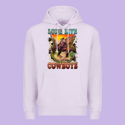 Long Live Cowboys Premium Hoodie Designed By Fadigitalartstudio