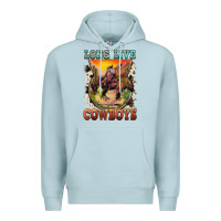 Blue Mist long live cowboys Premium Hoodie - FaDigitalArtStudio