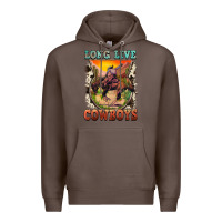 Coffee long live cowboys Premium Hoodie - FaDigitalArtStudio