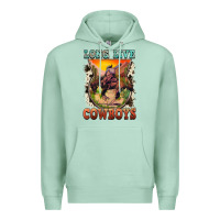 Seafoam long live cowboys Premium Hoodie - FaDigitalArtStudio
