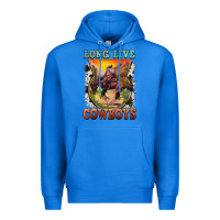 True Royal long live cowboys Premium Hoodie - FaDigitalArtStudio