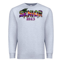 Heather Grey Senior 2023 Halloween Premium Sweatshirt - RanaPortraitStore