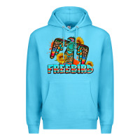 Ocean Blue freebird thunderbird Premium Hoodie - AdoDesignShop