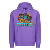 Purple freebird thunderbird Premium Hoodie - AdoDesignShop