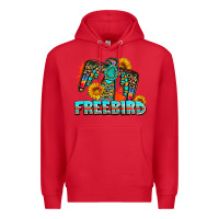 Red freebird thunderbird Premium Hoodie - AdoDesignShop