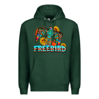 Sports Green freebird thunderbird Premium Hoodie - AdoDesignShop