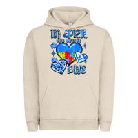 Pigment French Oak in april we wear blue Urban Hoodie - JahusDesignShop