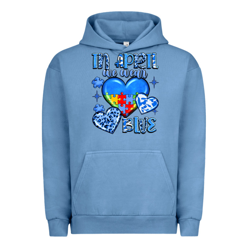 In April We Wear Blue Urban Hoodie by JahusDesignShop | Teevron