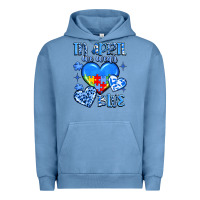 Pigment Pebble Blue in april we wear blue Urban Hoodie - JahusDesignShop