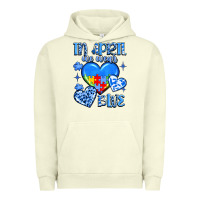 Pigment Pistachio in april we wear blue Urban Hoodie - JahusDesignShop
