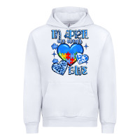 White in april we wear blue Urban Hoodie - JahusDesignShop