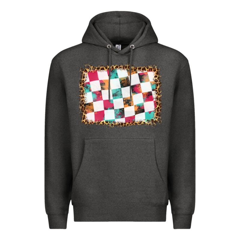 Race Background With Leopard Frame Premium Hoodie by HRA Design Shop | Teevron