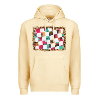 Pina Colada race background with leopard frame Premium Hoodie - HRA Design Shop