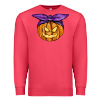 Cardinal Jack O' Lantern Halloween Pumpkin Premium Sweatshirt - RanaPortraitStore