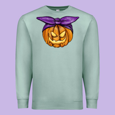 Premium Sweatshirt Jack O' Lantern Halloween Pumpkin