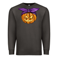 Smoke Jack O' Lantern Halloween Pumpkin Premium Sweatshirt - RanaPortraitStore