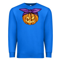 True Royal Jack O' Lantern Halloween Pumpkin Premium Sweatshirt - RanaPortraitStore