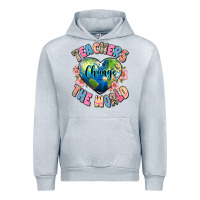 Heather Grey teachers change the world Urban Hoodie - JahusDesignShop