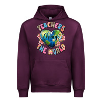 Mauve Wine teachers change the world Urban Hoodie - JahusDesignShop