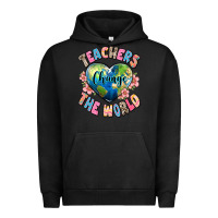 Pigment Black teachers change the world Urban Hoodie - JahusDesignShop
