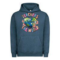 Pigment Midnight Navy teachers change the world Urban Hoodie - JahusDesignShop