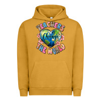 Pigment Peanut Butter teachers change the world Urban Hoodie - JahusDesignShop