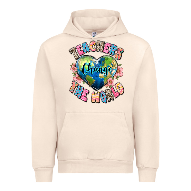 Teachers Change The World Urban Hoodie by JahusDesignShop | Teevron