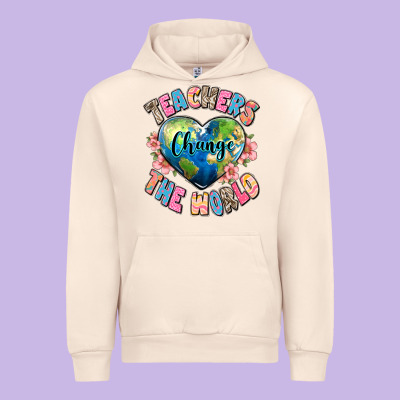 Teachers Change The World Urban Hoodie Designed By Jahusdesignshop