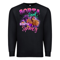 Black Sorta sweet sorta spooky sneaker and heel afro wom Premium Sweatshirt - RanaPortraitStore