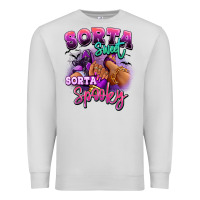 Dove Grey Sorta sweet sorta spooky sneaker and heel afro wom Premium Sweatshirt - RanaPortraitStore