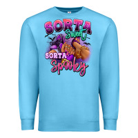 Ocean Blue Sorta sweet sorta spooky sneaker and heel afro wom Premium Sweatshirt - RanaPortraitStore