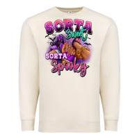 Sandshell Sorta sweet sorta spooky sneaker and heel afro wom Premium Sweatshirt - RanaPortraitStore