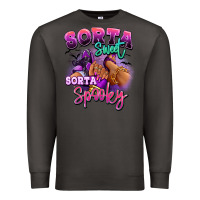 Smoke Sorta sweet sorta spooky sneaker and heel afro wom Premium Sweatshirt - RanaPortraitStore