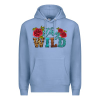 Colony Blue stay wild Premium Hoodie - HRA Design Shop