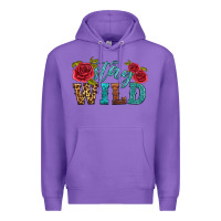 Purple stay wild Premium Hoodie - HRA Design Shop