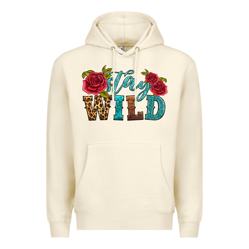 Stay Wild Premium Hoodie by HRA Design Shop | Teevron