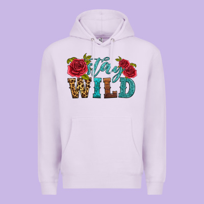 Stay Wild Premium Hoodie Designed By Hra Design Shop