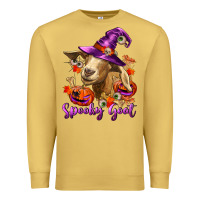 Antique Gold Spooky Goat Premium Sweatshirt - RanaPortraitStore
