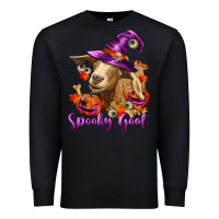 Black Spooky Goat Premium Sweatshirt - RanaPortraitStore